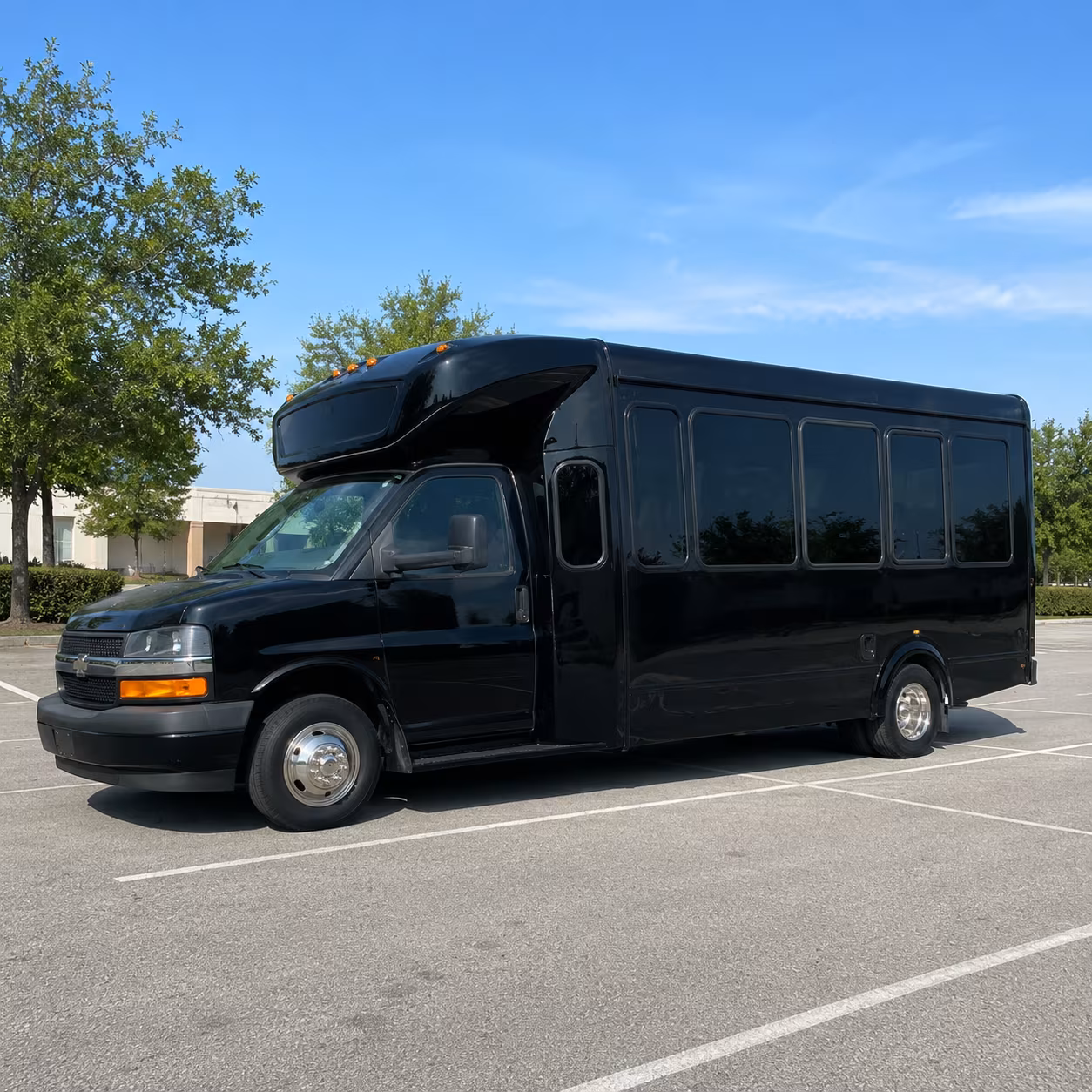 Passenger watching the Scottsdale scenery during a regional party bus road trip