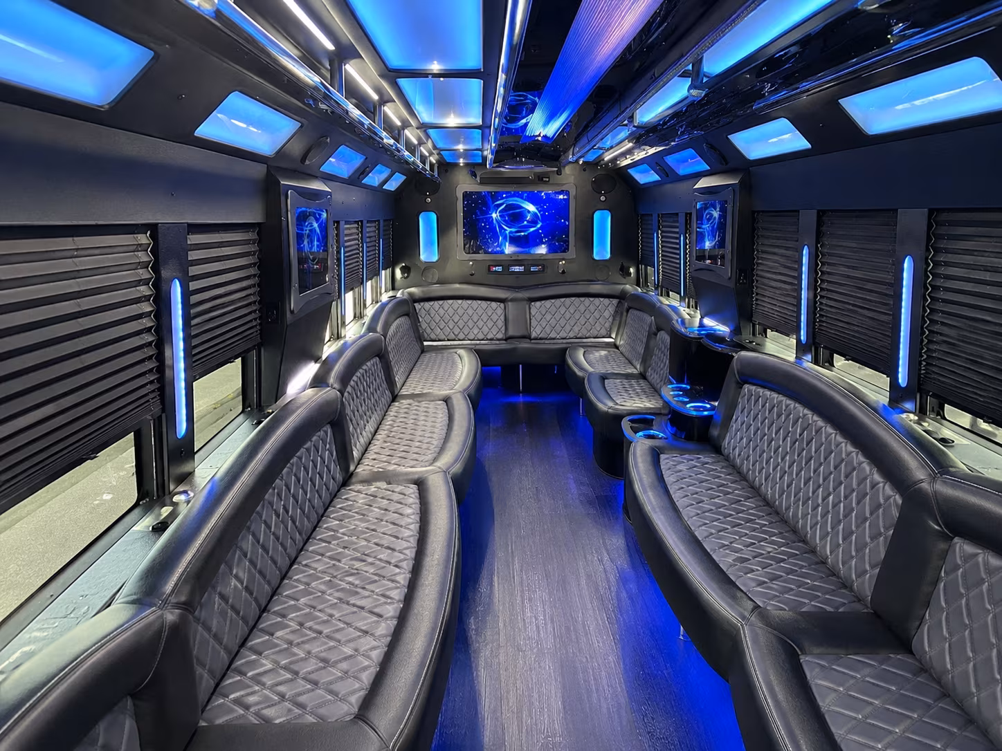 Scottsdale Bachelor & Bachelorette Transportation party bus interior