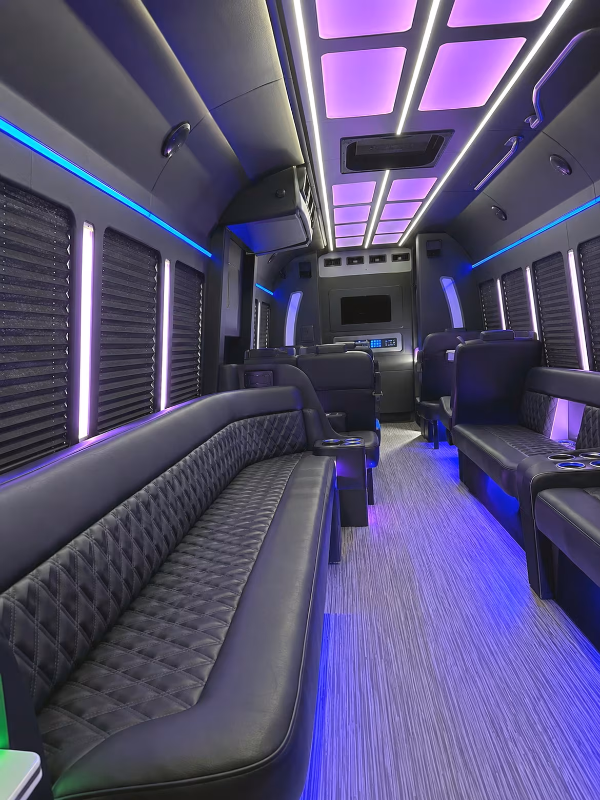 Scottsdale Concert & Music Festival Transportation party bus interior