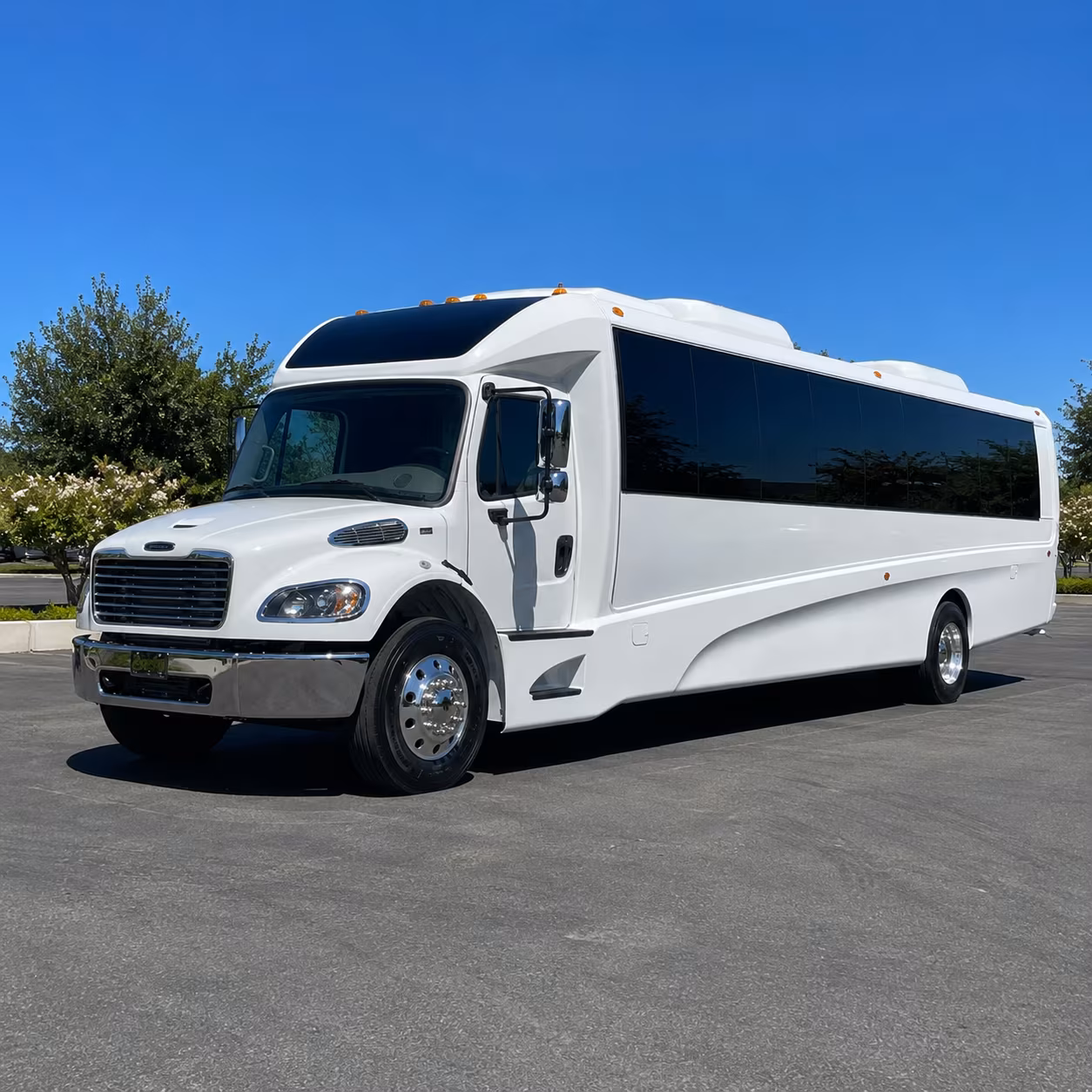 Scottsdale School Event Transportation party bus exterior