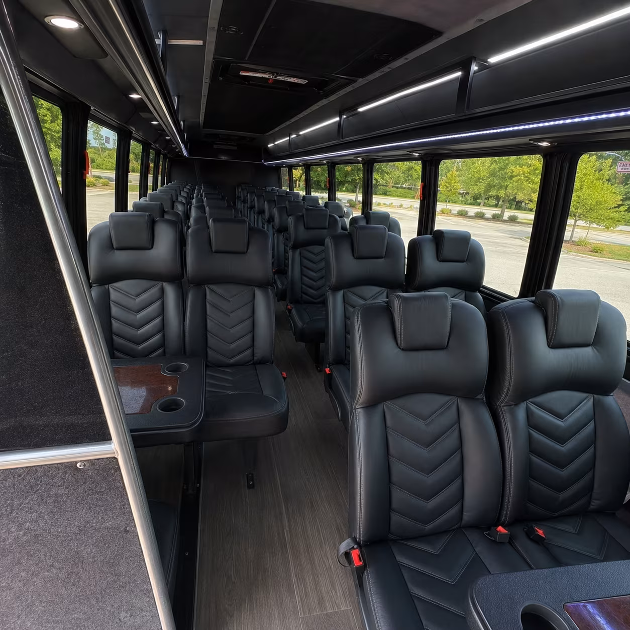 Scottsdale School Event Transportation onboard seating