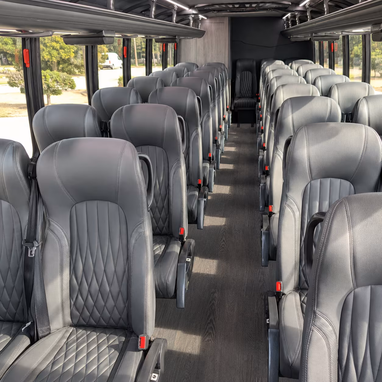 Scottsdale School Event Transportation party bus interior