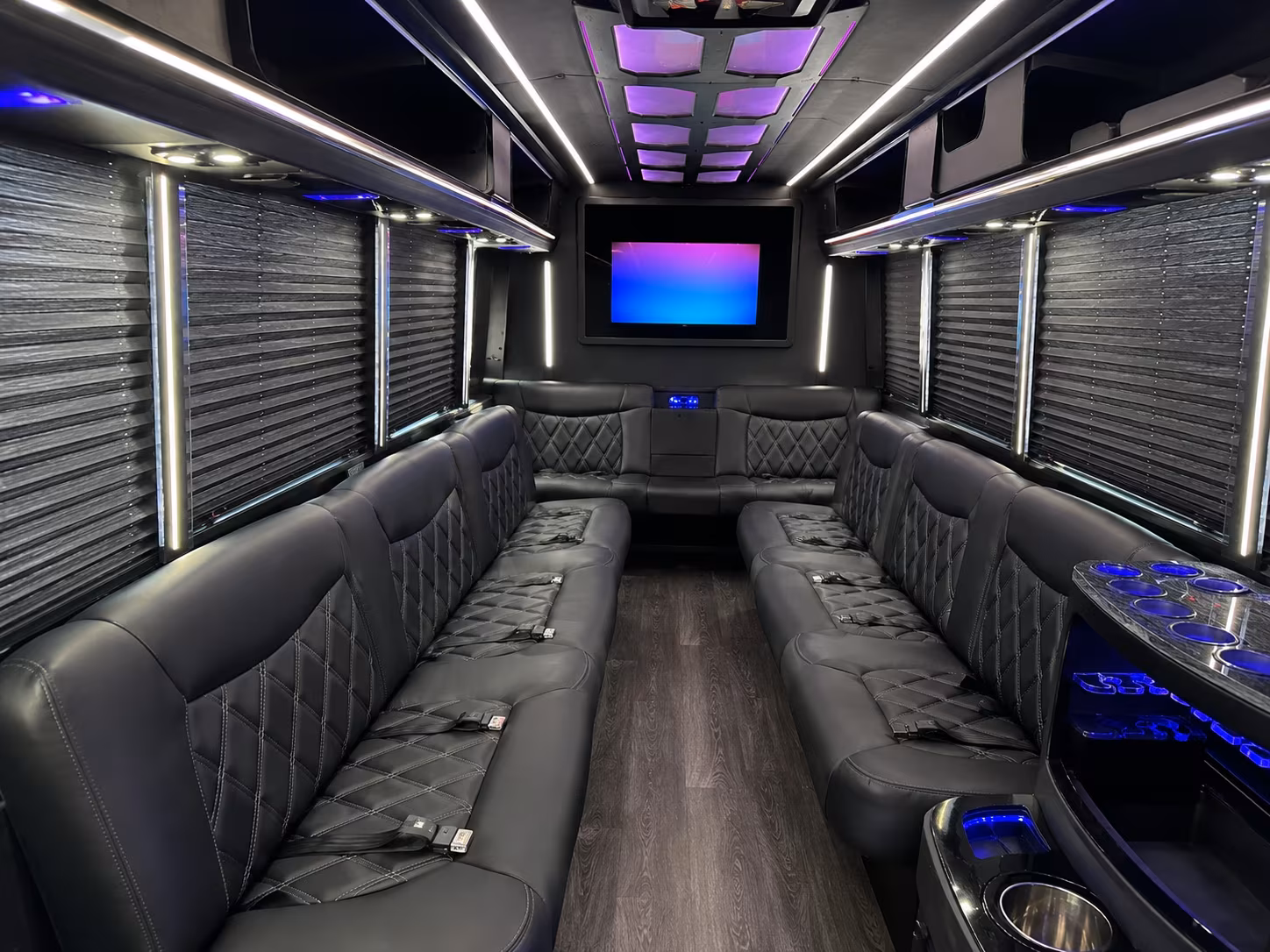 Scottsdale Sporting Event Transportation party bus exterior