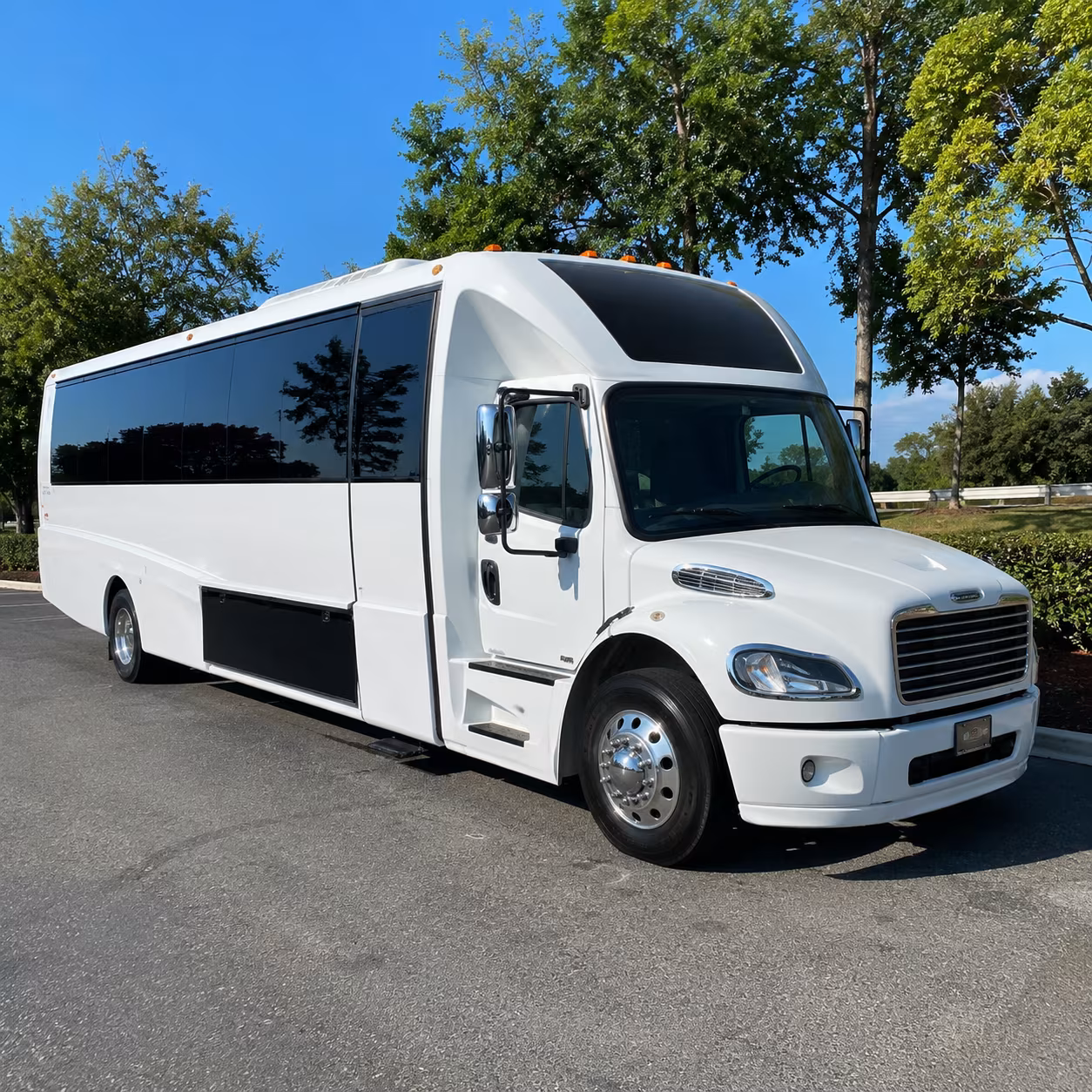 Scottsdale Wedding Transportation party bus exterior