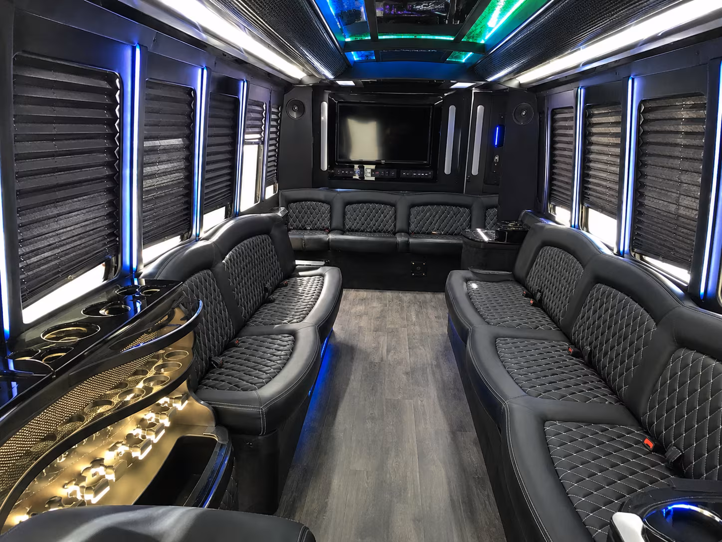 Scottsdale Wedding Transportation party bus exterior